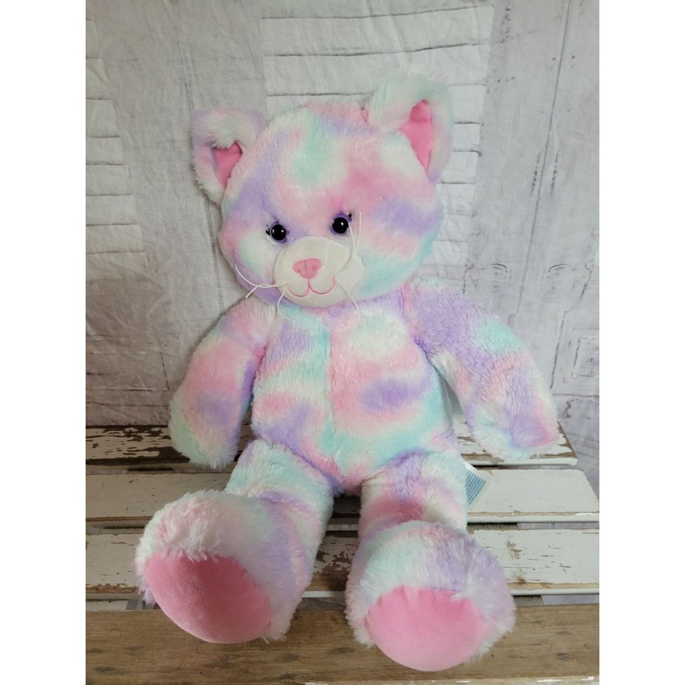 Build a bear cat tie dye plush sound workshop